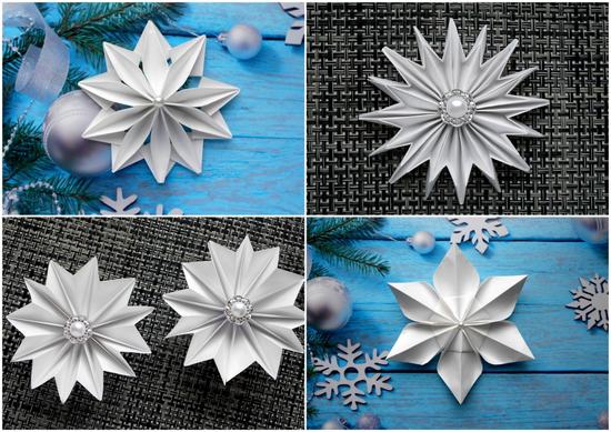 Красивая ОБЪЕМНАЯ СНЕЖИНКА ИЗ БУМАГИ/ Поделки на Новый год 2021 своими руками №74 Paper Snowflake