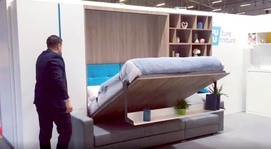 Шкаф-кровать + диван на механизме - paraskevat.ru