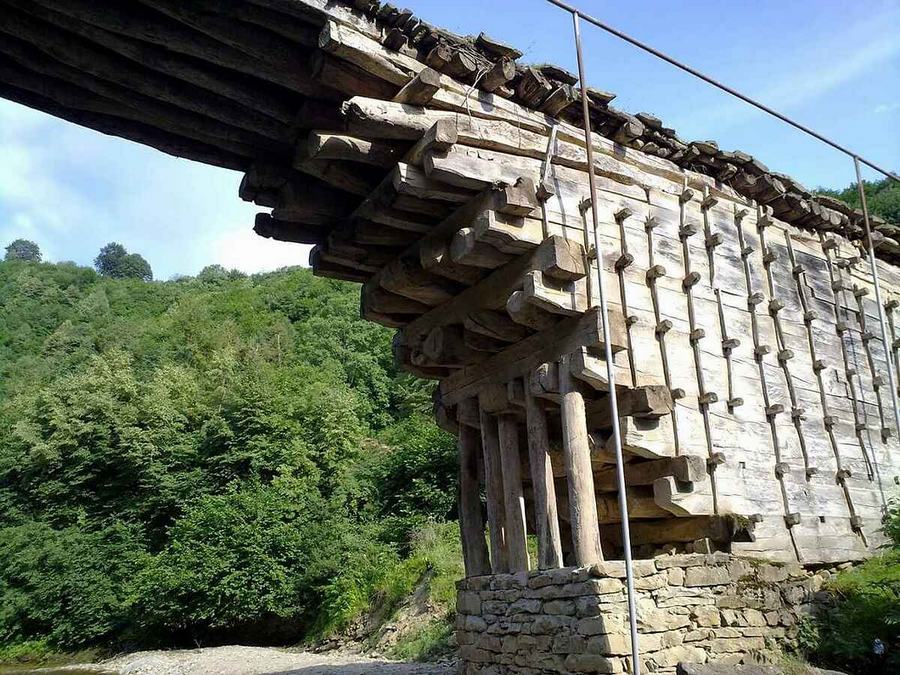 Деревянный мост в Дагестане, построенный без единого гвоздя | STENA.ee